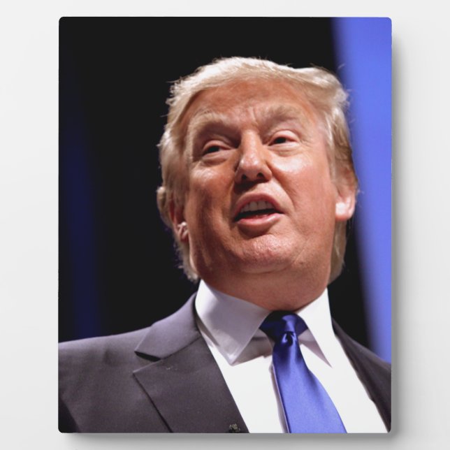 Donald Trump Fotoplatte (Vorderseite)