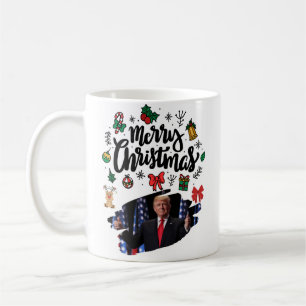 Donald Trump frohe Weihnachten Kaffeetasse