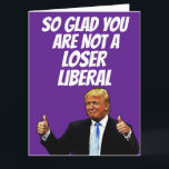 DONALD TRUMP FUNNY BIG BIRTHDAY CARD KARTE<br><div class="desc">DONALD TRUMP BIRTHDAY CARD. SO GLAUBT,  DASS DU KEIN LIBERALER VERLIERST SIND</div>