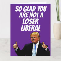 DONALD TRUMP FUNNY BIG BIRTHDAY CARD