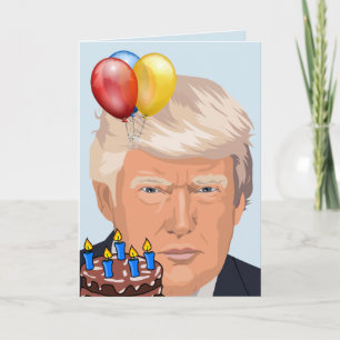 DONALD TRUMP Funny BIRTHDAY Grußkarten Karte