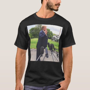 Donald Trump Funny Stance Foto T-Shirt