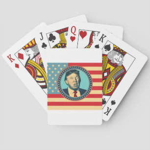 Donald Trump für den Präsidenten Spielkarten