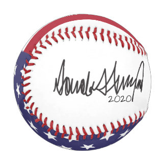 Donald Trump für Präsident 2020 Autograph Baseball