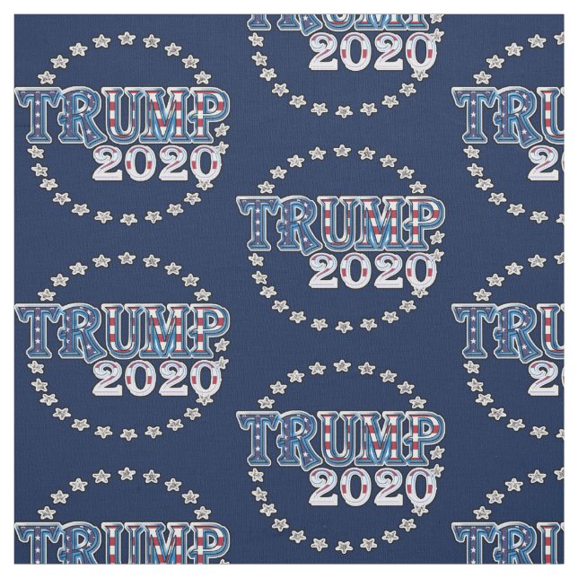 Donald Trump für Präsident 2020 Stoff (Muster)