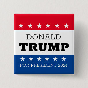 Donald Trump für Präsident 2024 Button