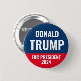 Donald Trump für Präsident 2024 Button