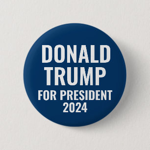 Donald Trump für Präsident 2024 Pinback Button
