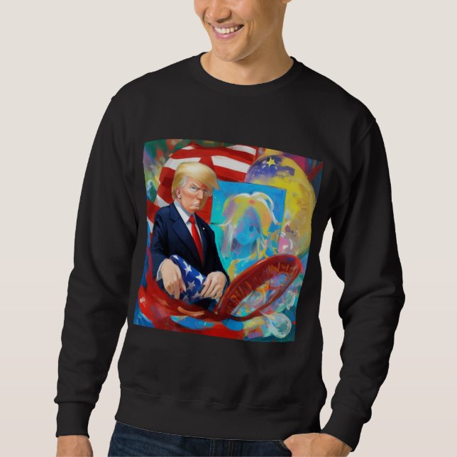 Donald Trump für Präsident 2024 Sweatshirt (Vorderseite)