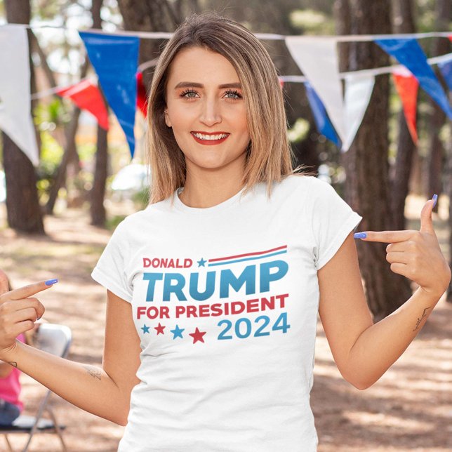 Donald Trump für Präsident 2024 T-Shirt (Von Creator hochgeladen)