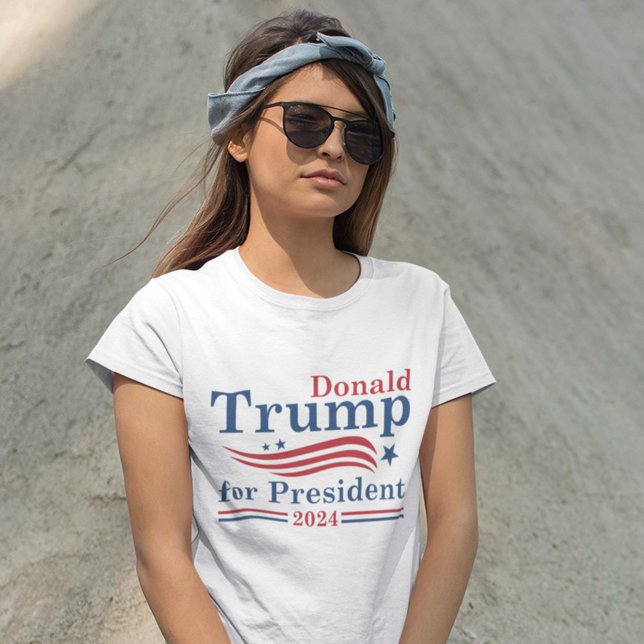 Donald Trump für Präsident 2024 T-Shirt (Von Creator hochgeladen)