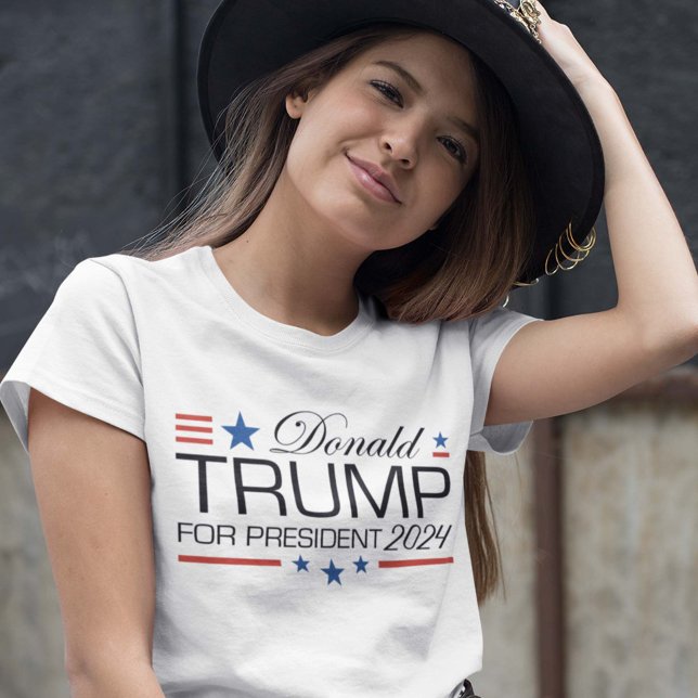 Donald Trump für Präsident 2024 T-Shirt (Von Creator hochgeladen)