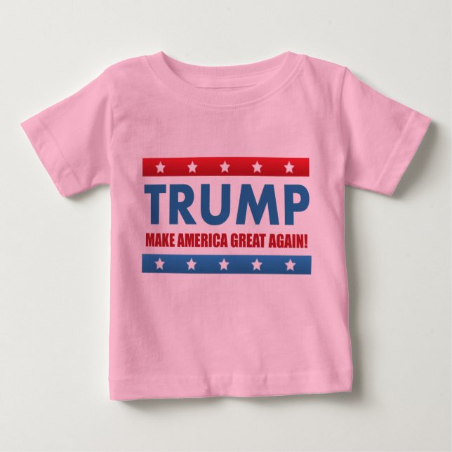 Donald Trump für Präsident Baby T-shirt (Vorderseite)