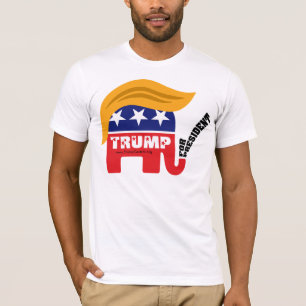 Donald Trump für Präsident GOP Elephant Hair T-Shirt