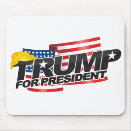 Donald Trump für Präsident (mit Haar) Maus Pad Mousepad
