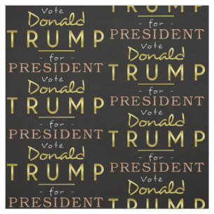 Donald Trump für Präsident republikanisches Muster Stoff