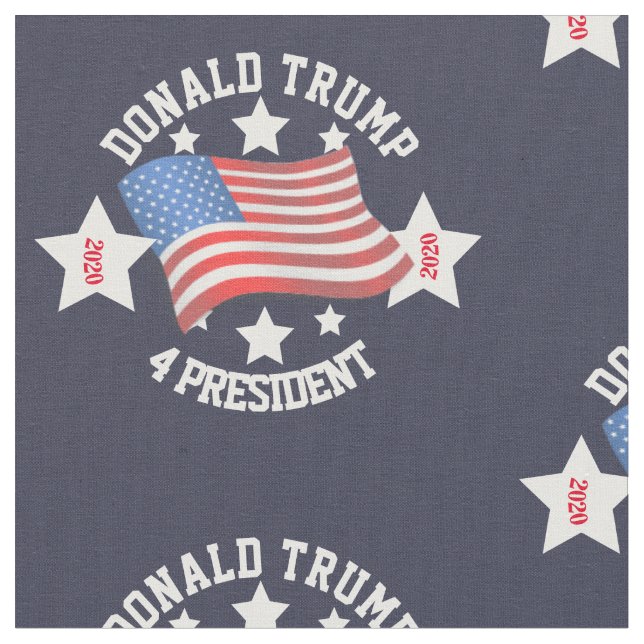 Donald Trump für Präsident Stoff (Nahaufnahme)