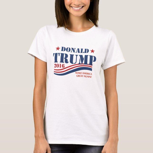 Donald Trump für Präsident T-Shirt (Vorderseite)