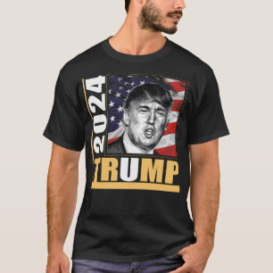 Donald Trump für Präsident. Wahl 2024. Abstimmung. T-Shirt
