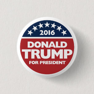 Donald Trump für Präsidenten 2016 Button