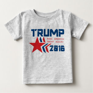 Donald Trump für Präsidenten Baby T-shirt