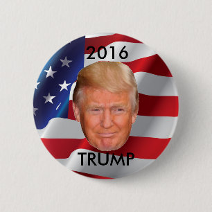 Donald Trump für Präsidenten im Jahre 2016 Button