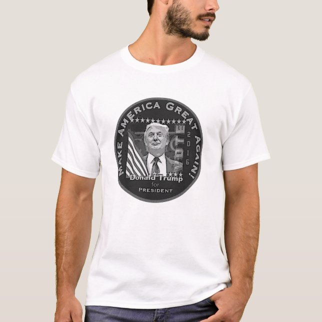 Donald Trump für Präsidenten im Jahre 2016 T-Shirt (Vorderseite)