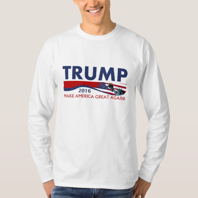 Donald Trump für Präsidenten T-Shirt (Vorderseite)