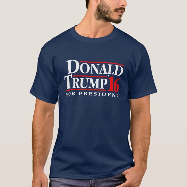 Donald Trump für Präsidenten T-Shirt (Vorderseite)