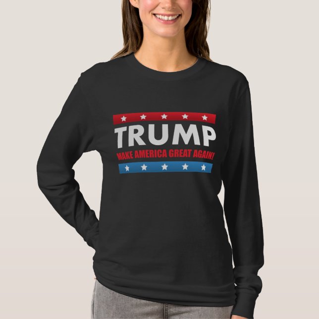 Donald Trump für Präsidenten T-Shirt (Vorderseite)