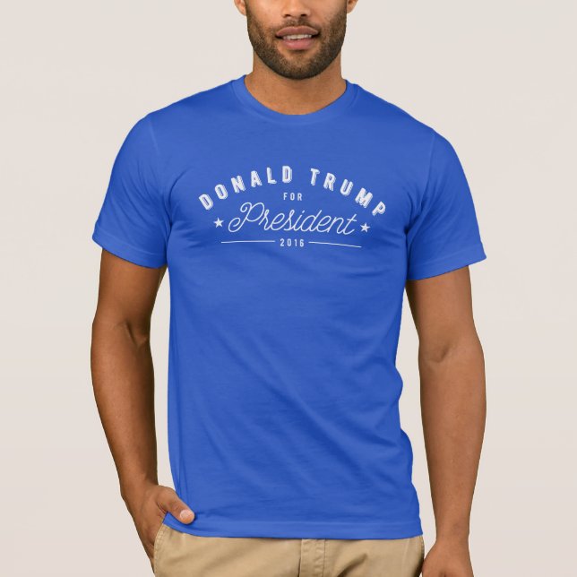 Donald Trump für Weiß Präsidenten-| T-Shirt (Vorderseite)
