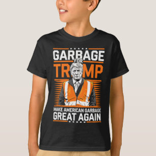 Donald Trump Garage Orange Reflektierende Sicherhe T-Shirt