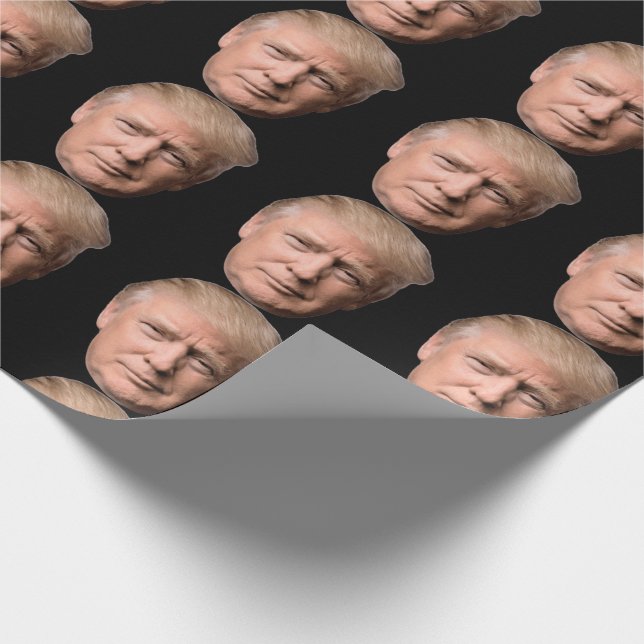 DONALD TRUMP GEBURTSTAG JEDER ANLASS WRAPPING PAPI GESCHENKPAPIER (Ecke)