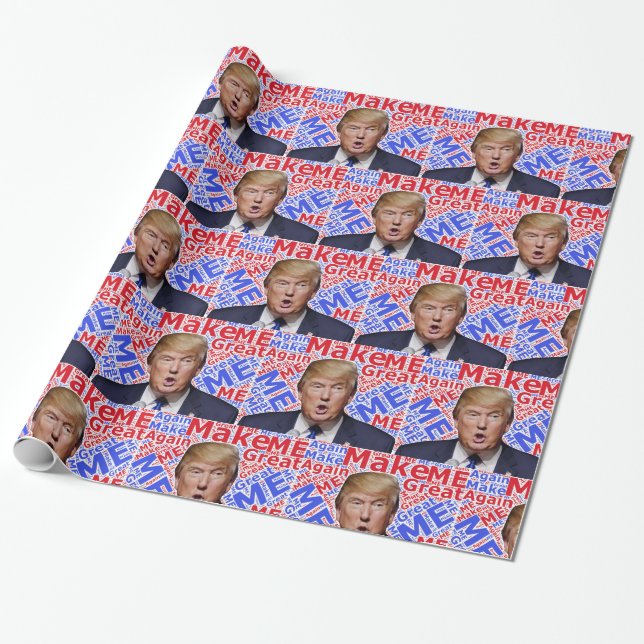 Donald Trump Geschenkpapier (Ungerollt)