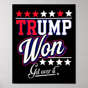 Donald Trump gewann 2024 die Wahl für Trump Electi Poster