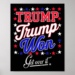 Donald Trump gewann 2024 die Wahl für Trump Electi Poster