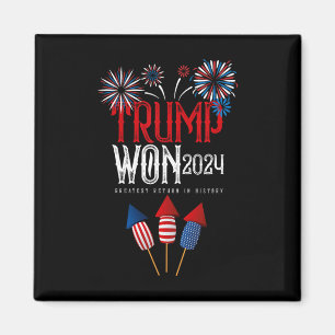 Donald Trump gewann die Amtseinführung der Wahl 20 Magnet