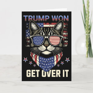 Donald Trump gewann die Wahl 2024 Cats For Trump M Karte