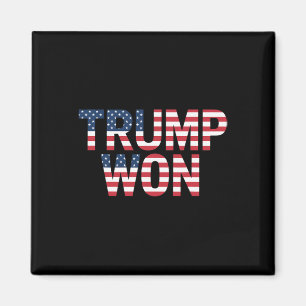 Donald Trump gewann die Wahl 2024 Republikanischer Magnet