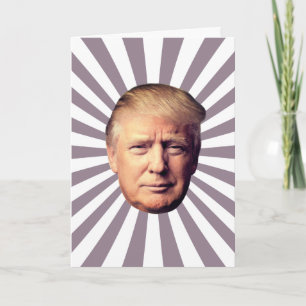 DONALD TRUMP GEWINNER BIRTHDAY CARD KARTE