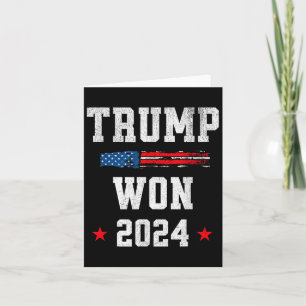 Donald Trump gewinnt 2024 Wahl 47. Präsident Karte