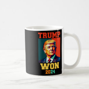 Donald Trump gewinnt 2024 Wahleinweihung Men Wo Kaffeetasse