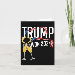 Donald Trump gewinnt 2024 Wahleinweihung Men Wo Karte