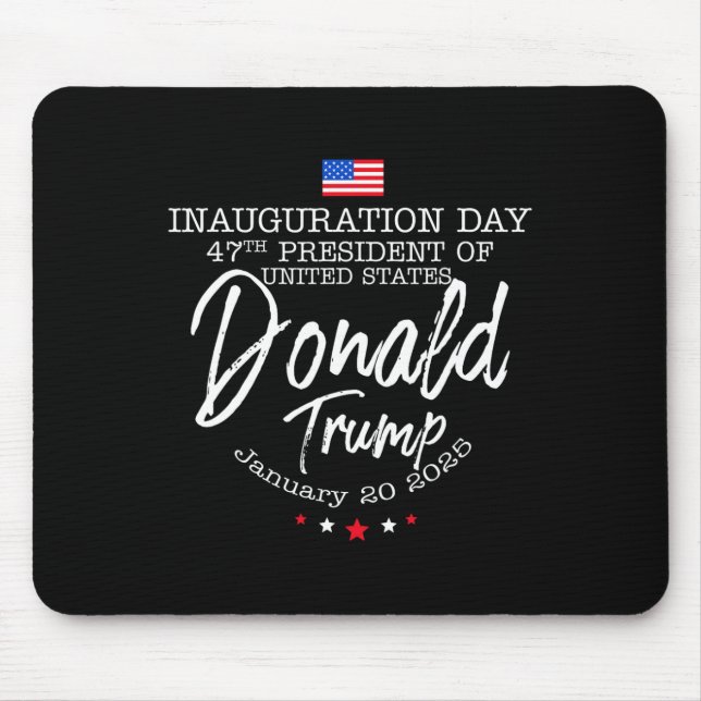 Donald Trump gewinnt 2024 Wahleinweihung Men Wo Mousepad (Vorne)
