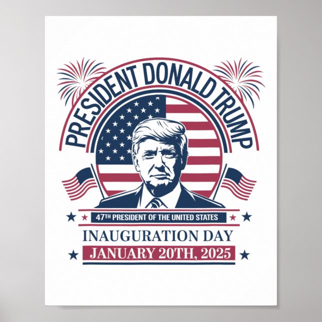 Donald Trump gewinnt 47. Präsident - 2024 Potus In Poster (Vorne)