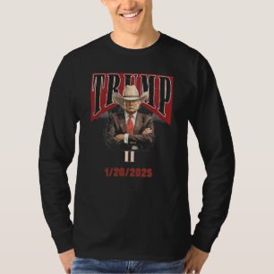 Donald Trump gewinnt Wahl 2024 Einweihung T-Shirt