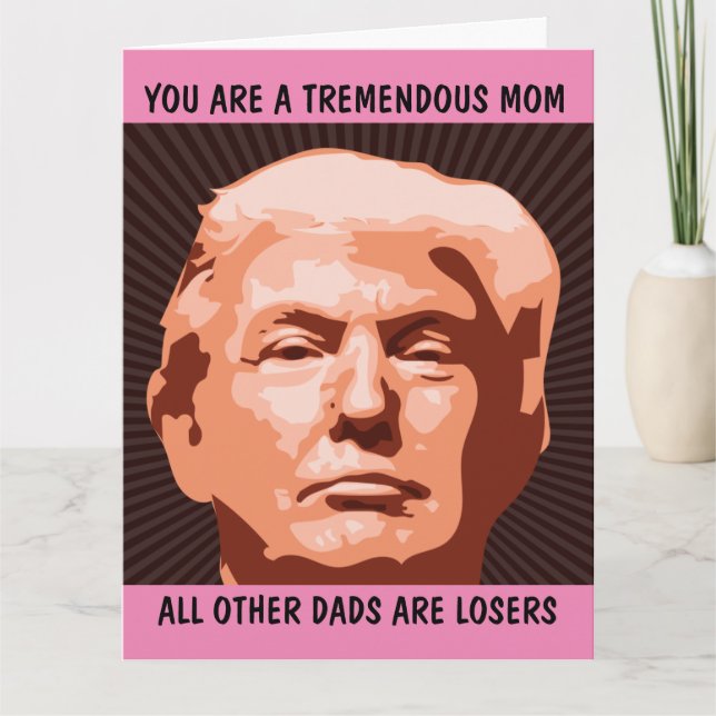 DONALD TRUMP GIANT HELLO CARD FÜR MAMA-KARTEN KARTE (Vorderseite)
