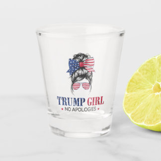 Donald Trump Girl 2024 47 Präsident, MAGA-Geschenk Schnapsglas