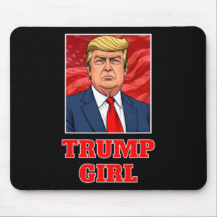 Donald Trump Girl Funny Great America Präsident Su Mousepad