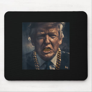 Donald Trump Gold Grillz Mousepad